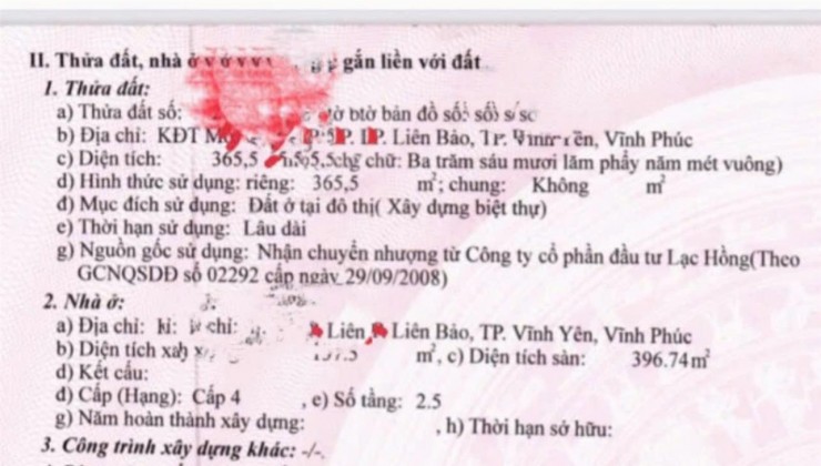 Bán nhà 3 tầng Đô Thị Hà Tiên 365m2, 19m mặt tiền, 12.8 tỷ